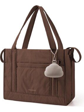 Lightweight Puffer Diaper Bag Tote for Baby, Travel & Work - Stylish
